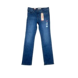 Levis 312 Shaping Slim Jeans Womens 12 Medium W31 L32 Dark Wash Blue Tummy Slim